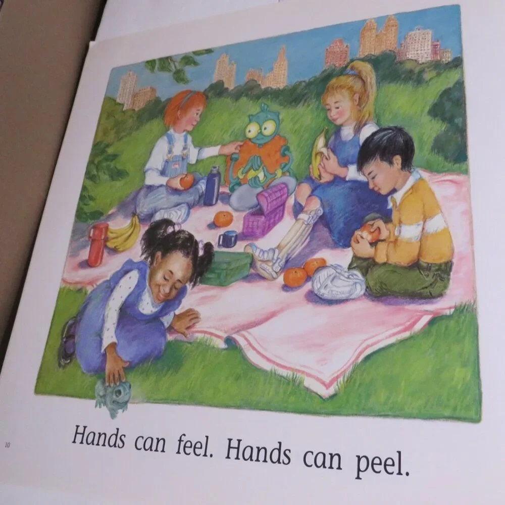 Hands, Hands, Hands BIG BOOK (almost 2 feet tall) by Marcia Vaughan Classroom